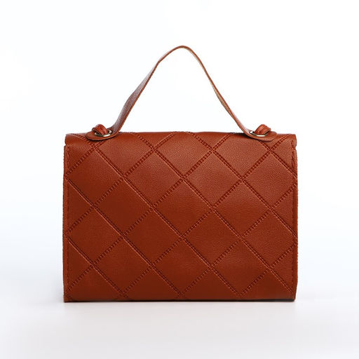 Сумка детская на застёжке, цвет коричневый - Simaland фото 2