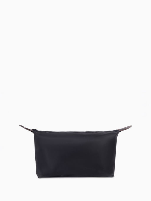 Косметичка простая на молнии, маленькая, чёрная