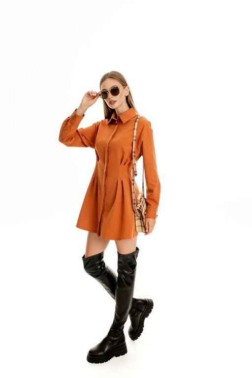 Платье AURA 3096-164 кэмел