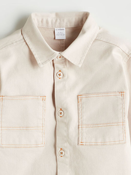 Uzun Kollu Basic Erkek ?ocuk G?mlek