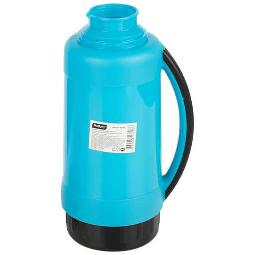 Термос в пластиковом корпусе со стеклянной колбой PRATICO, 1,8 л. (2 чашки) 005536