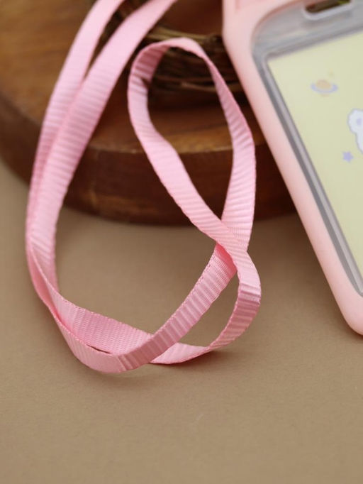 Футляр для карт на ленте "Cute rabbit", pink