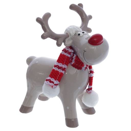 Фигурка декоративная "Олень", L9,5 W13 H14,5 см, 2в.