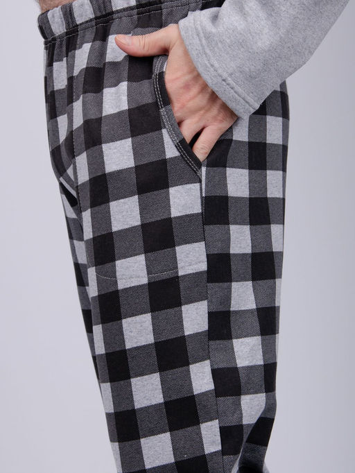 Пижама Хакер, футер начес - Малина фото 6