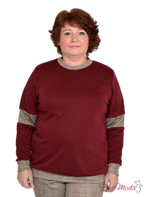 Джемпер Модель №753 размеры 44-84 - Plusmoda фото 7
