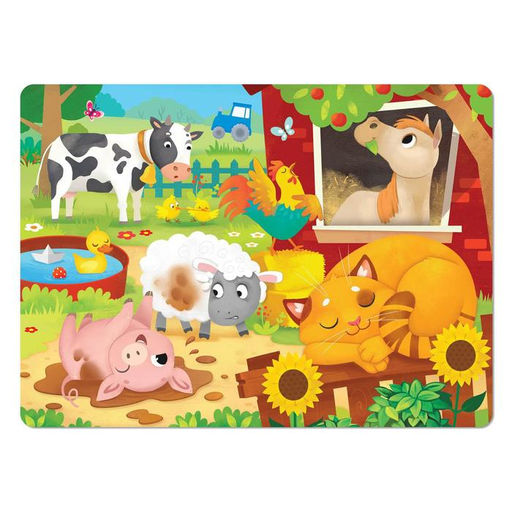 Пазлы детские День на ферме, 60 элементов - Puzzle time фото 2