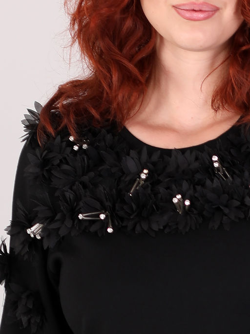 Платье черное праздничное - Almond фото 3