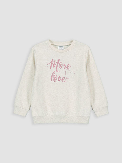 Bask?l? K?z ?ocuk Sweatshirt 2li - Waikiki фото 2