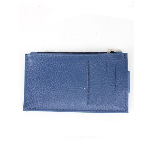 Визитница-кардхолдер Croco-ВК-217 н/к, 2отд, 11карм, васильковый флотер (105) 265308  фото 2