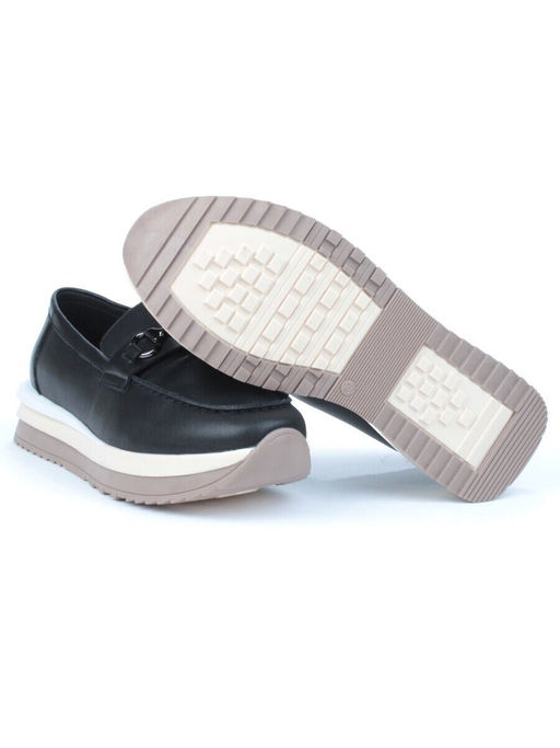 03-5952-1 BLACK Полуботинки женские (натуральная кожа)