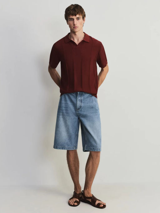 Удлиненные джинсовые шорты ZR2605042308-102 / Zarina