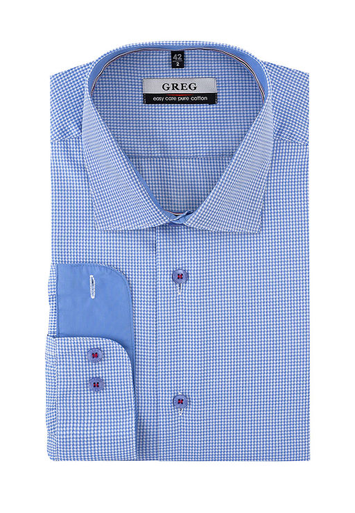 Сорочка мужская длинный рукав GREG 214/131/7515/Z/1p_GB  фото 2