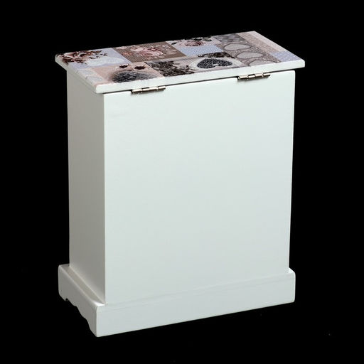 Шкатулка дерево комод 3 ящика+дверка Розы. Винтаж 18,8х16,1х8,2 см - Simaland фото 9