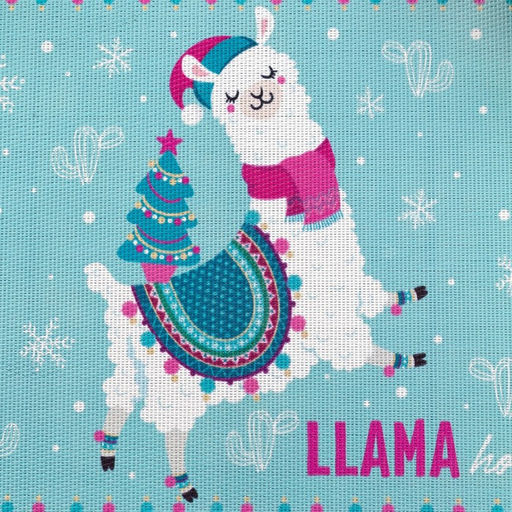 Новогодняя салфетка на стол «Лама», 40×29 см