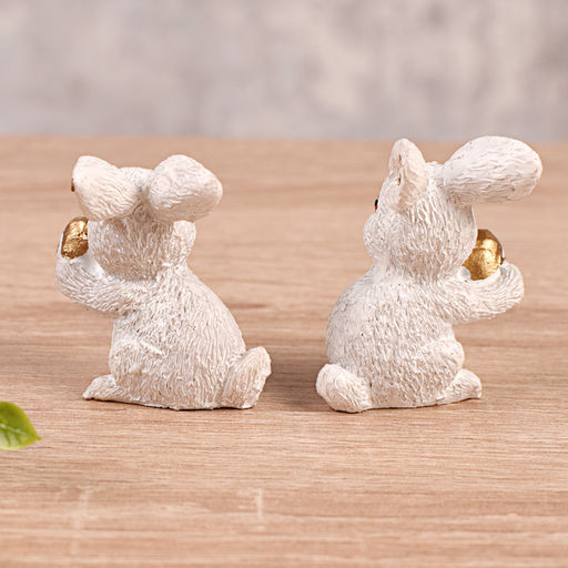 Фигурка Кролик 2,5 см набор 2 штуки / KXY7220-1 /уп 144/Пасха - ГалеонТрейд фото 4