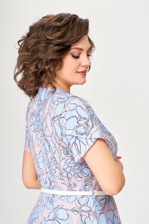 Блуза Swallow 803.2 черный+серебряный узор фото 877