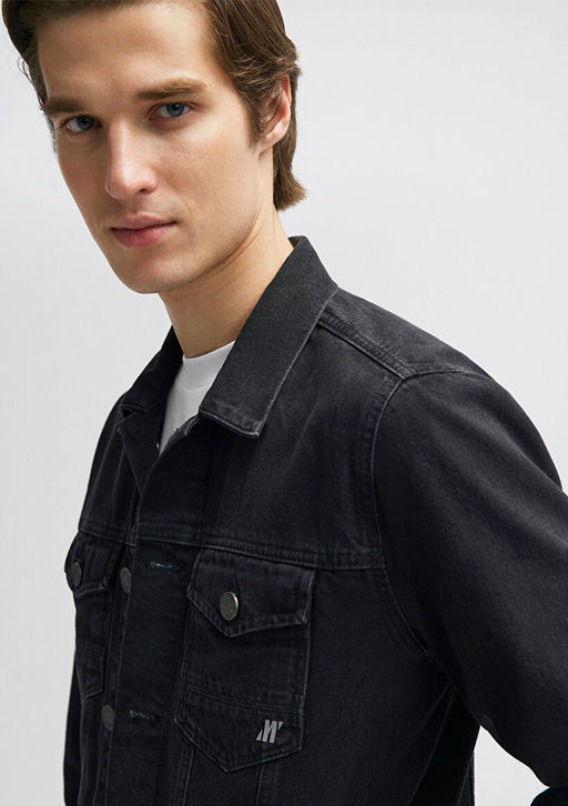 Drake Mavi Pro Antrasit Jean Ceket фото 6