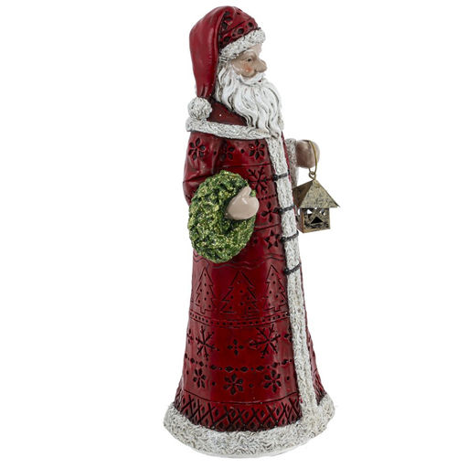 Фигурка декоративная "Дед Мороз", L14 W10 H28 см