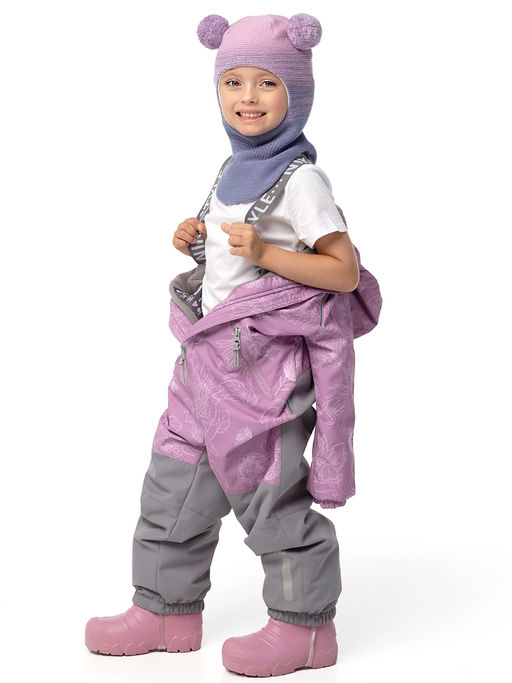 Комбинезон 8м1825 орхидея/серый - Nikastyle фото 3