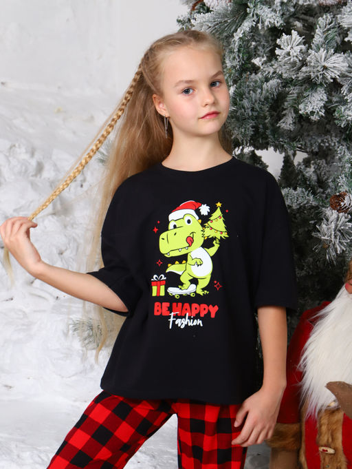 ДК014 Домашний костюм Динго (чёрный) - Милаша фото 5