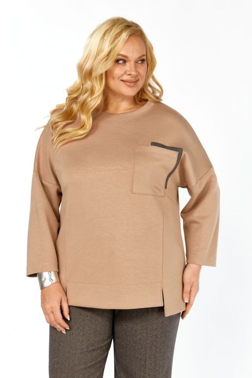 Джемпер Элль стиль 2437а бежевый