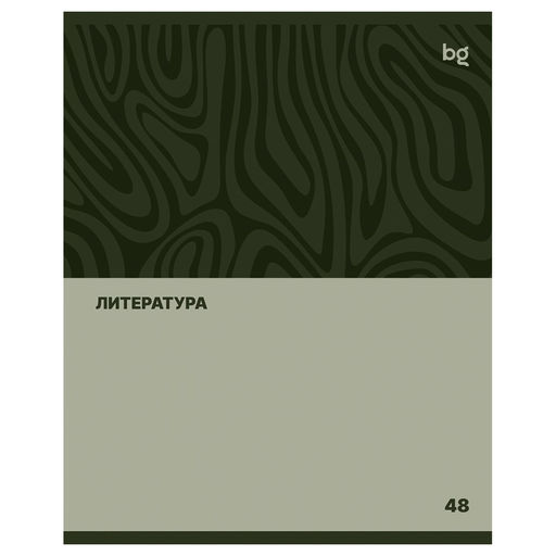 Цена за 2 шт. Тетрадь 48л. SINGLE COLOUR "Литература" (ТПск48 63781, BG)