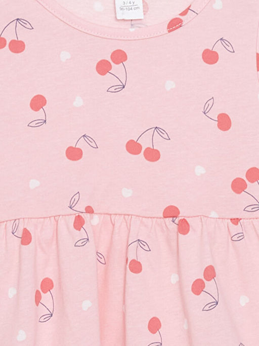 ?ilek Bask?l? K?z Bebek Elbise