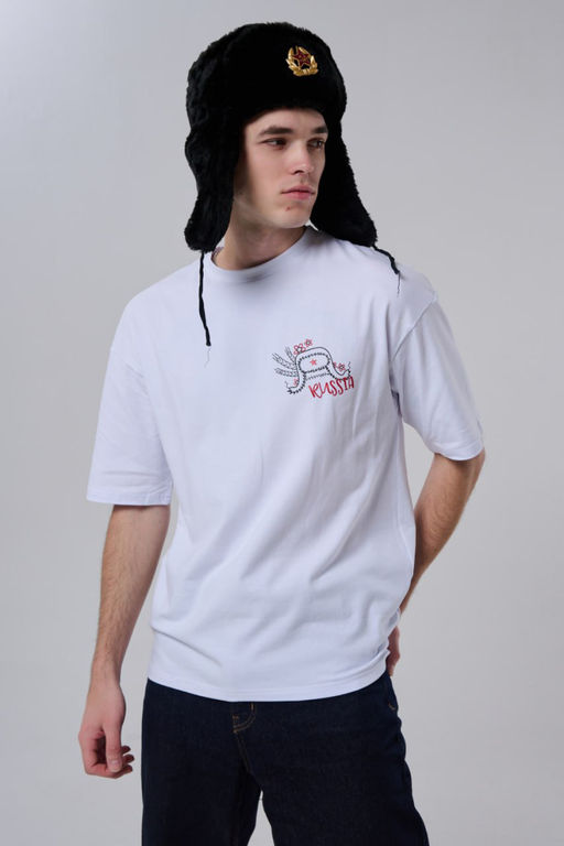 8579 футболка оверсайз мужская