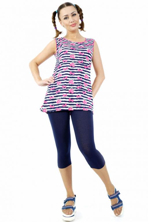 Пижама с бриджами Арт. 281 Цвет:ассорти - Калинка фото 2