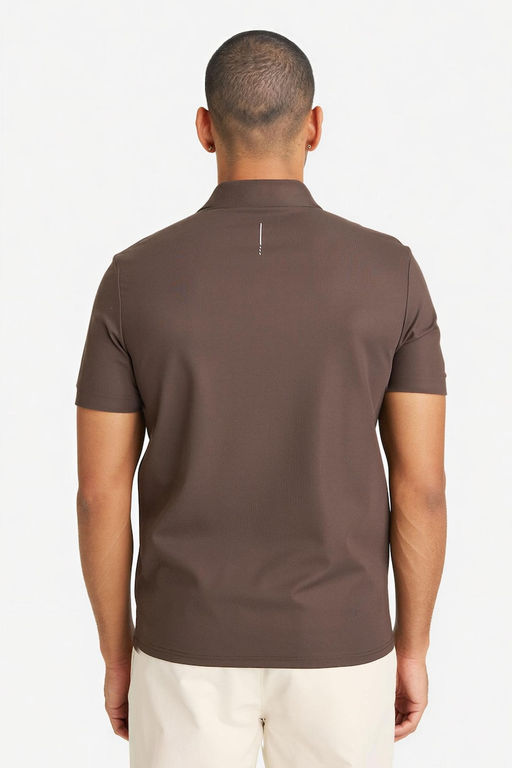 Standart Fit Polo Yaka Sporcu K_sa Kollu Ti__rt - Defacto фото 10