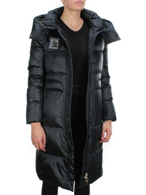 9110 DARK GREEN Пальто зимнее женское FLOWERROVE (200 гр. холлофайбера) - Fashion фото 9