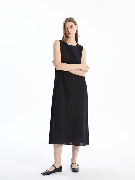 Bisiklet Yaka Elbise