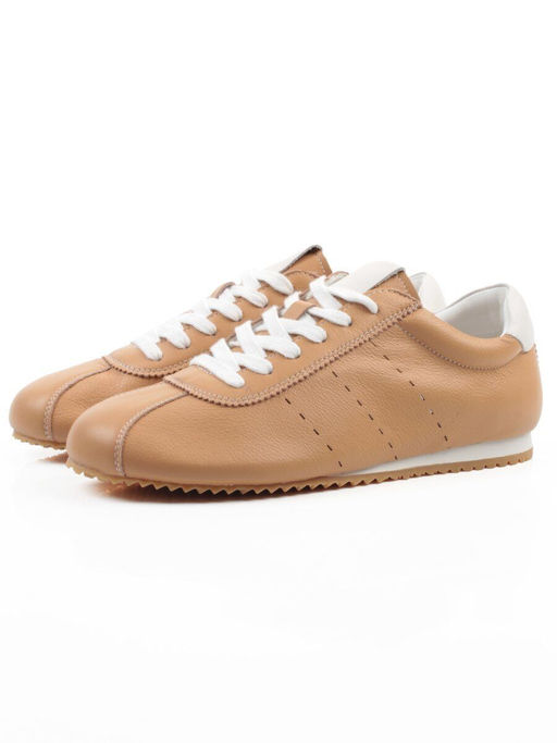 03-908396-5 DK. BEIGE Кеды женские (натуральная кожа)