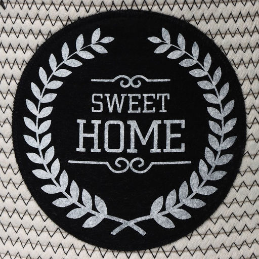 Корзина для хранения LaDо́m Sweet home, ручное плетение, 31×31×24 см, белая
