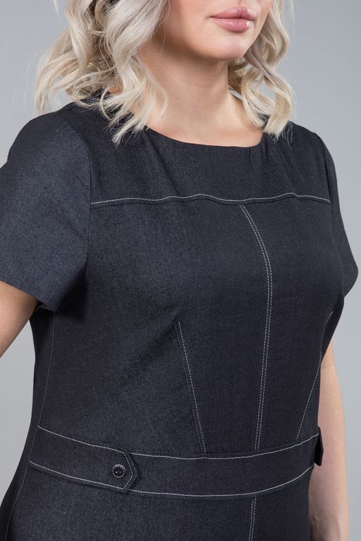 Платье 1239 черный - Novita фото 6