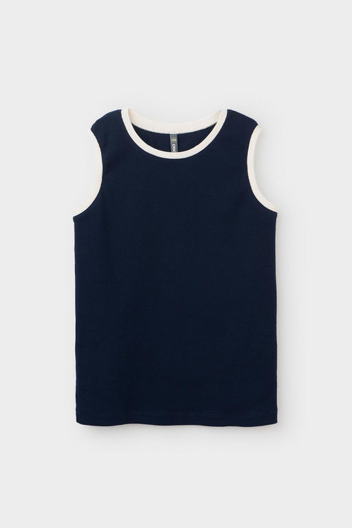 Crockid _ КР 302073/индиго к396 майка для дев