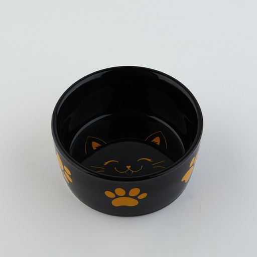 Миска керамическая Веселый котик, 200 мл, для кошек - Пушистое счастье фото 2