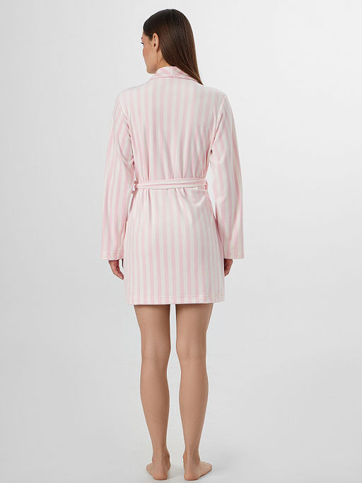 Халат женский в розовую полоску - Mark formelle фото 2