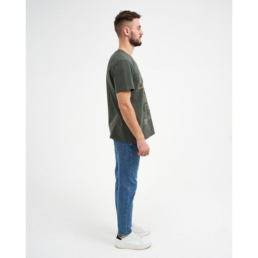 Футболка мужская KAFTAN «Охотник», размер 50, хлопок 100%, хаки