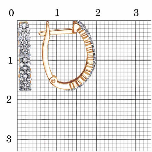 СЕРЬГИ 32814872Р - Красная пресня фото 2