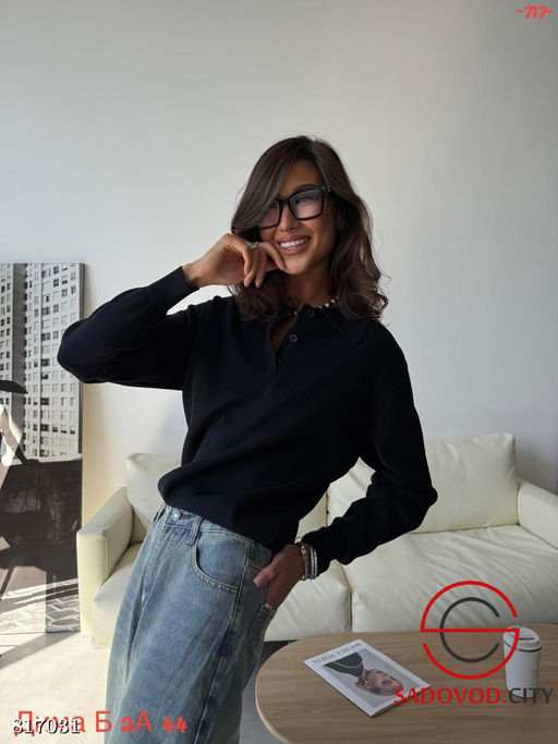 Кофта женская с пуговицами - Bruno фото 4