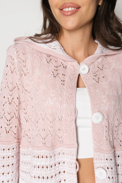 БЕЛАРУСЬ Кардиган Д 2514/пудровый