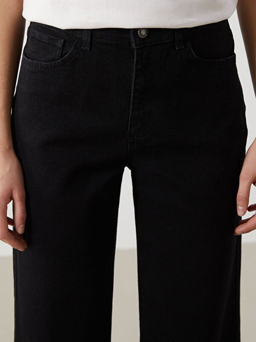 Wideleg Kad?n Jean Pantolon