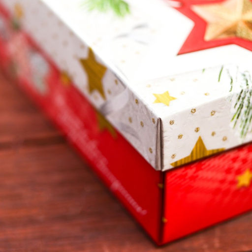 Цена за 5 шт. Подарочная коробка Новогодний декор, 23,5 х 6,5 х 18,7 см 7063729 - Simaland фото 4