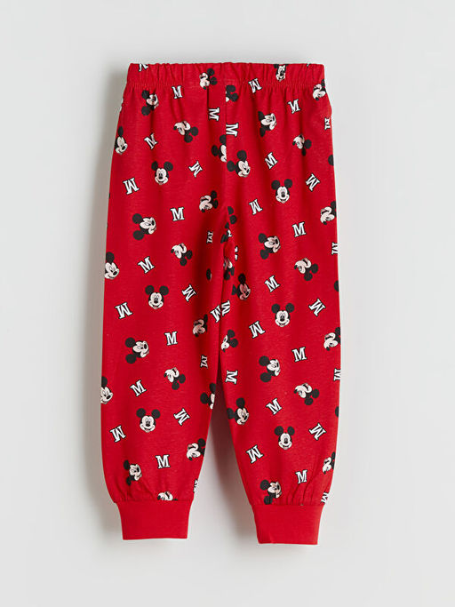 Beli Lastikli Mickey Mouse Bask?l? Erkek ?ocuk Pijama Alt