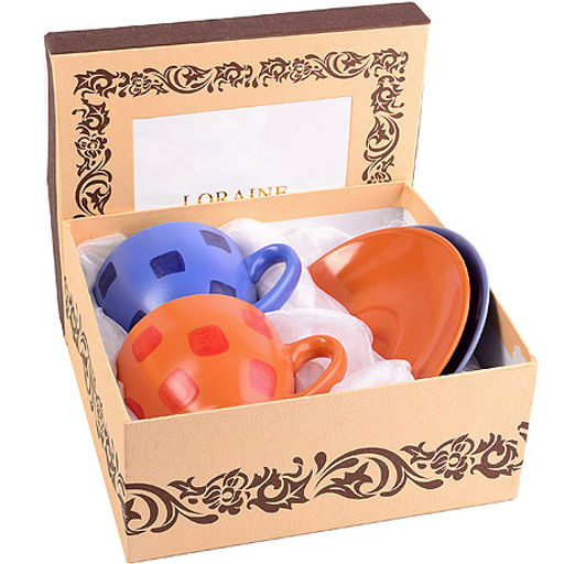 27321-1 Чайная пара 4пр 250 мл керам LR (х1) - Mayer&boch фото 4