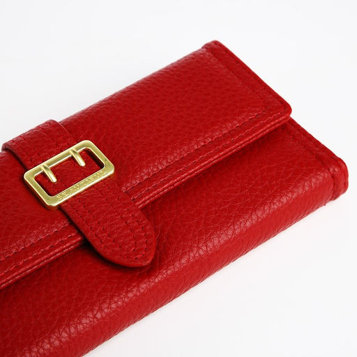 Кошелёк на кнопке, цвет красный - Simaland фото 3