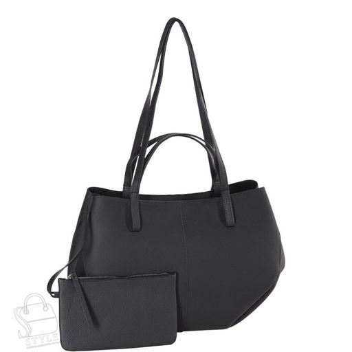 Сумка женская кожаная 1338TH black Polina&Eiterou/30 в Новосибирске