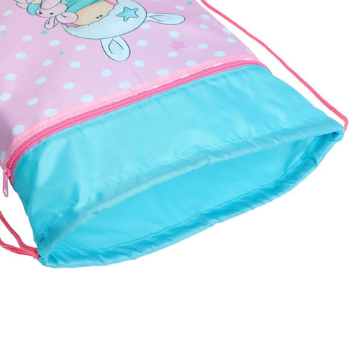 Мешок для обуви с карманом 420 х 340 мм, Calligrata МСО-7С, (мягкий полиэстер, плотность 210D), Тильда  фото 4