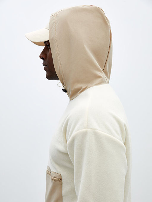 Uzun Kollu Polar Erkek Hoodie